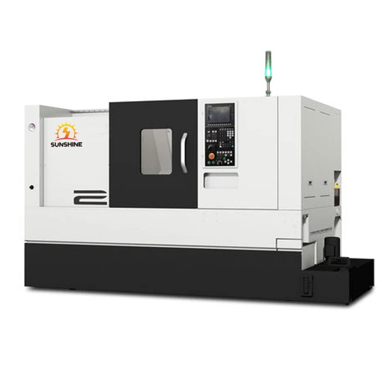 מחרטת מיטה משופעת CNC לעיבוד חלקים מורכבים